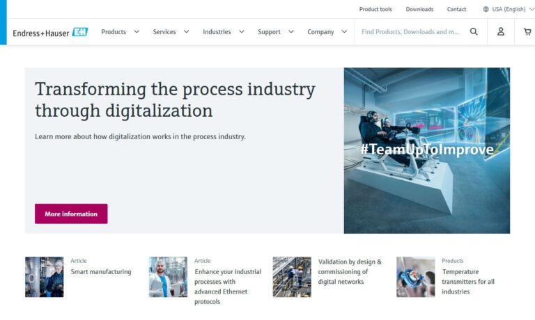 Endress & Hauser Inc. Endress & Hauser Inc.