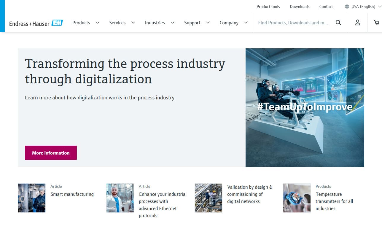 Endress & Hauser Inc. Endress & Hauser Inc.